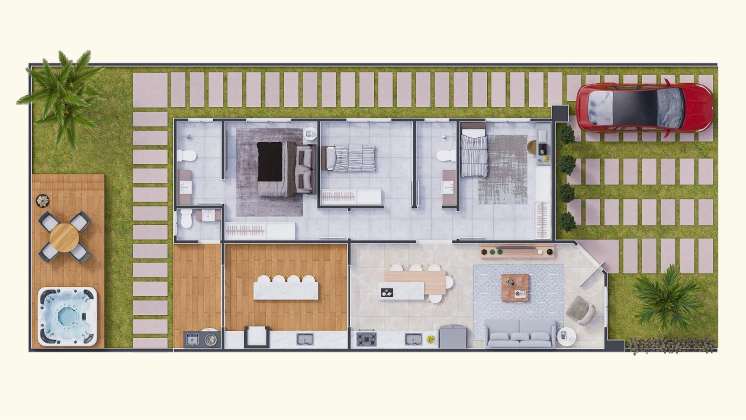 Cópia de PLANTA BAIXA_CASA NOVA_2 DORM COM SUITE_COM MOVEIS_DECORADA_REV01_POS